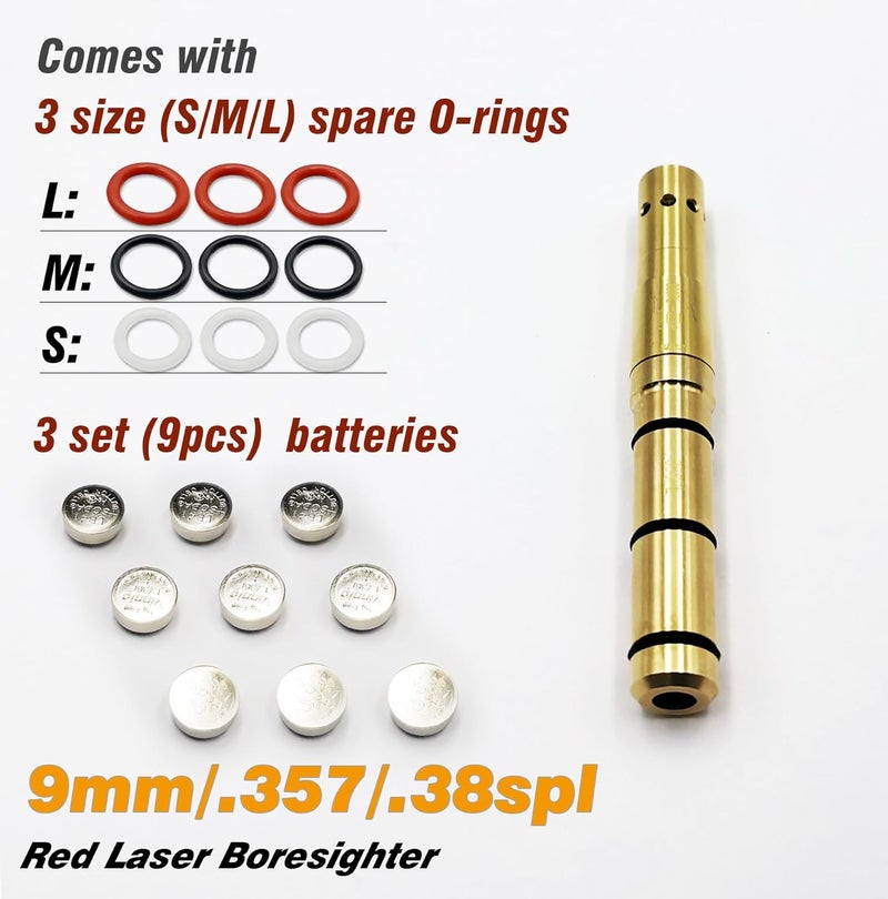 BOOLIT EYE Special Laser Boresighter End Barrel Laser Bore Sight Accurately and Easy to Fit Revolvers Pistols Rifle and Air Guns - Image 3